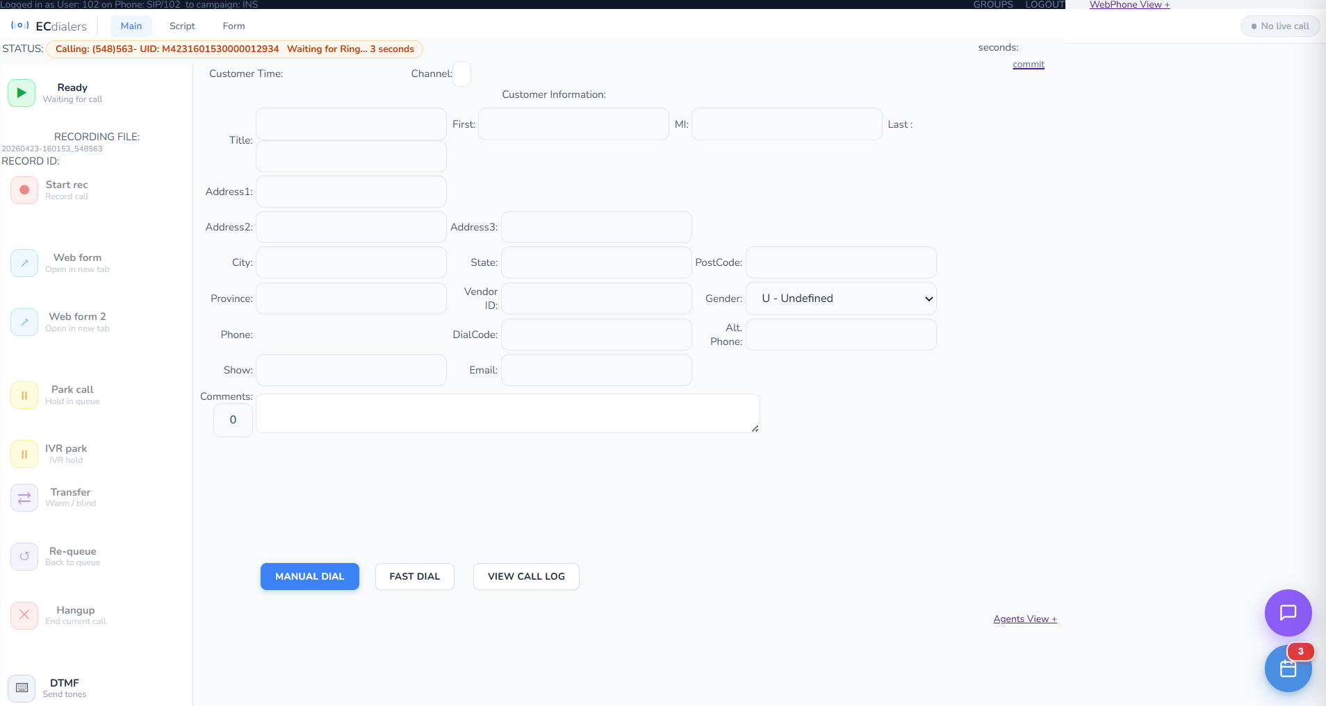 Modern Agent Theme — clean interface